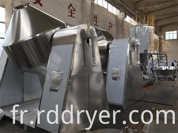 Batchwise Rotary Vacuum Dryer with Toxic Gas Recovery